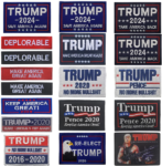 18 Pieces Trump Patches Trump 2024 Save America Again