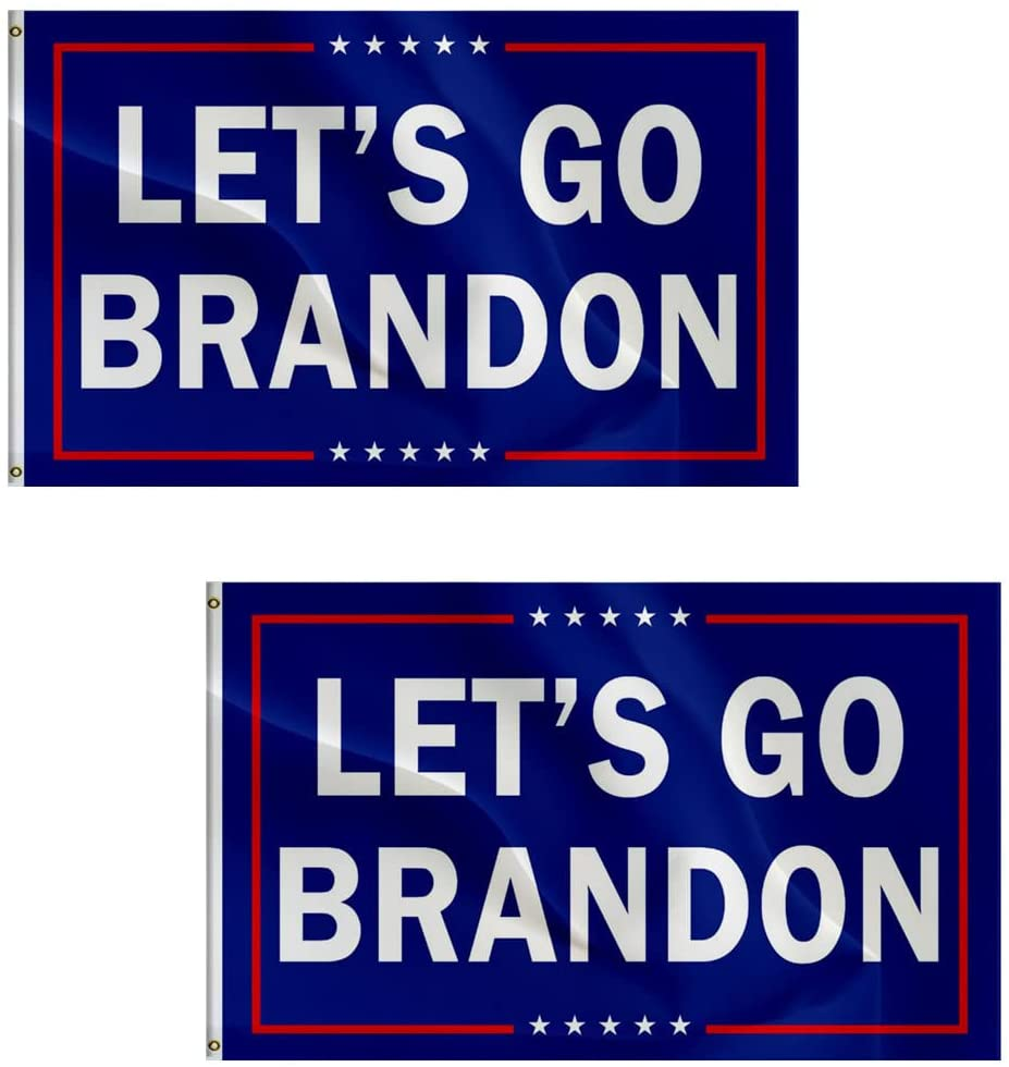 2 Pack Lets Go Flag 3x5 FT FJB Brandon Flag 2 Pack Lets Go Flag 3x5 FT FJB Brandon Flag