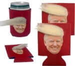 2-Pack Trump “Hair” Funny Can Coolers – Hilarious Drink Sleeves