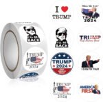 2024 Donald Trump Stickers Roll of 250 Stickers