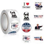 2024 Donald Trump Stickers Roll of 250 Stickers
