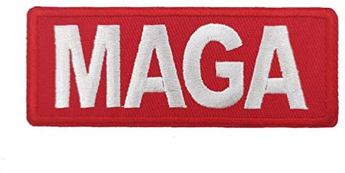 4" MAGA Donald Trump Meme Embroidered Iron on sew on Patch 4" MAGA Donald Trump Meme Embroidered Iron on sew on Patch