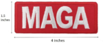 4″ MAGA Donald Trump Meme Embroidered Iron on sew on Patch