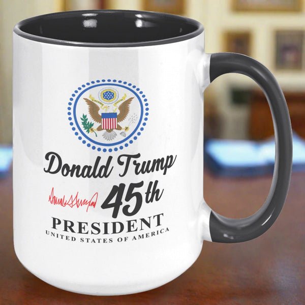 45th president trump presidential mug 45th president trump presidential mug