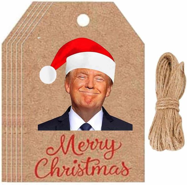 50 Pack Trump Christmas Gift Tags 50 Pack Trump Christmas Gift Tags