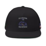 Alligator Alcatraz Embroidered Hat – Gator and Flag on Sides