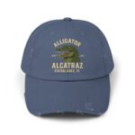 Alligator Alcatraz Everglades FL 2025 Distressed Cap – Printed Vintage Hat