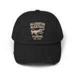 Alligator Alcatraz Everglades FL 2025 Distressed Hat