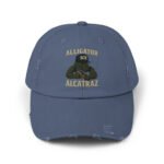 Alligator Alcatraz Everglades FL 2025 Distressed Printed Vintage Hat