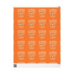 Alligator Alcatraz Everglades FL 2025 Wrapping Paper Orange Gift-Wrap