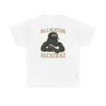 Alligator Alcatraz - Gator wearing ICE hat on a T-Shirt