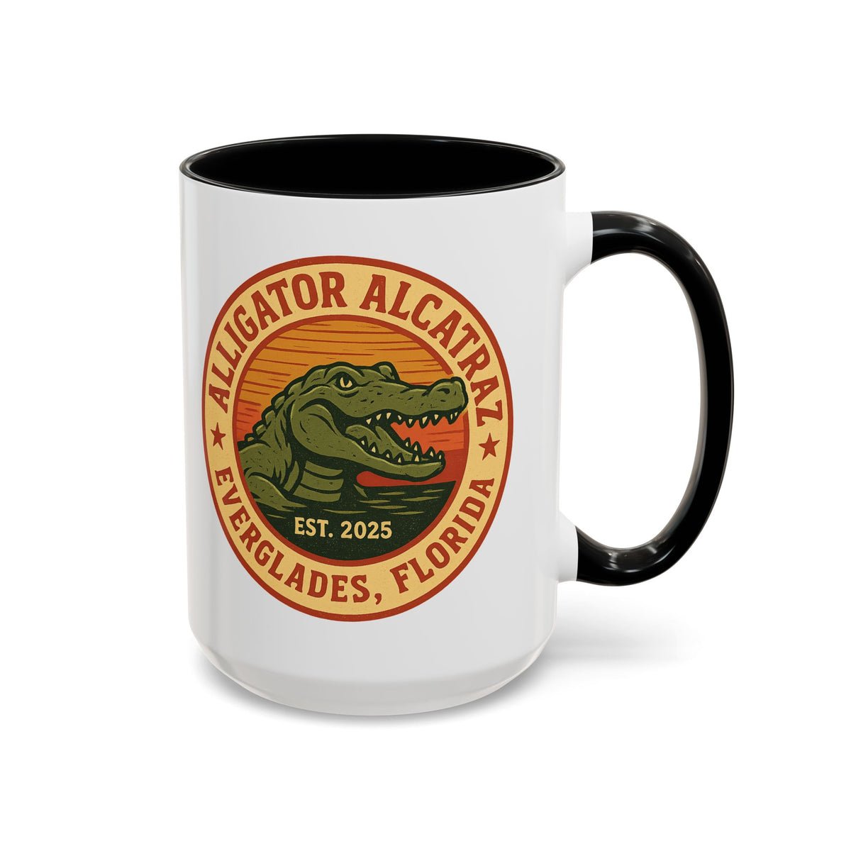 Alligator Alcatraz Large Coffee Mug Alligator Alcatraz Large Coffee Mug