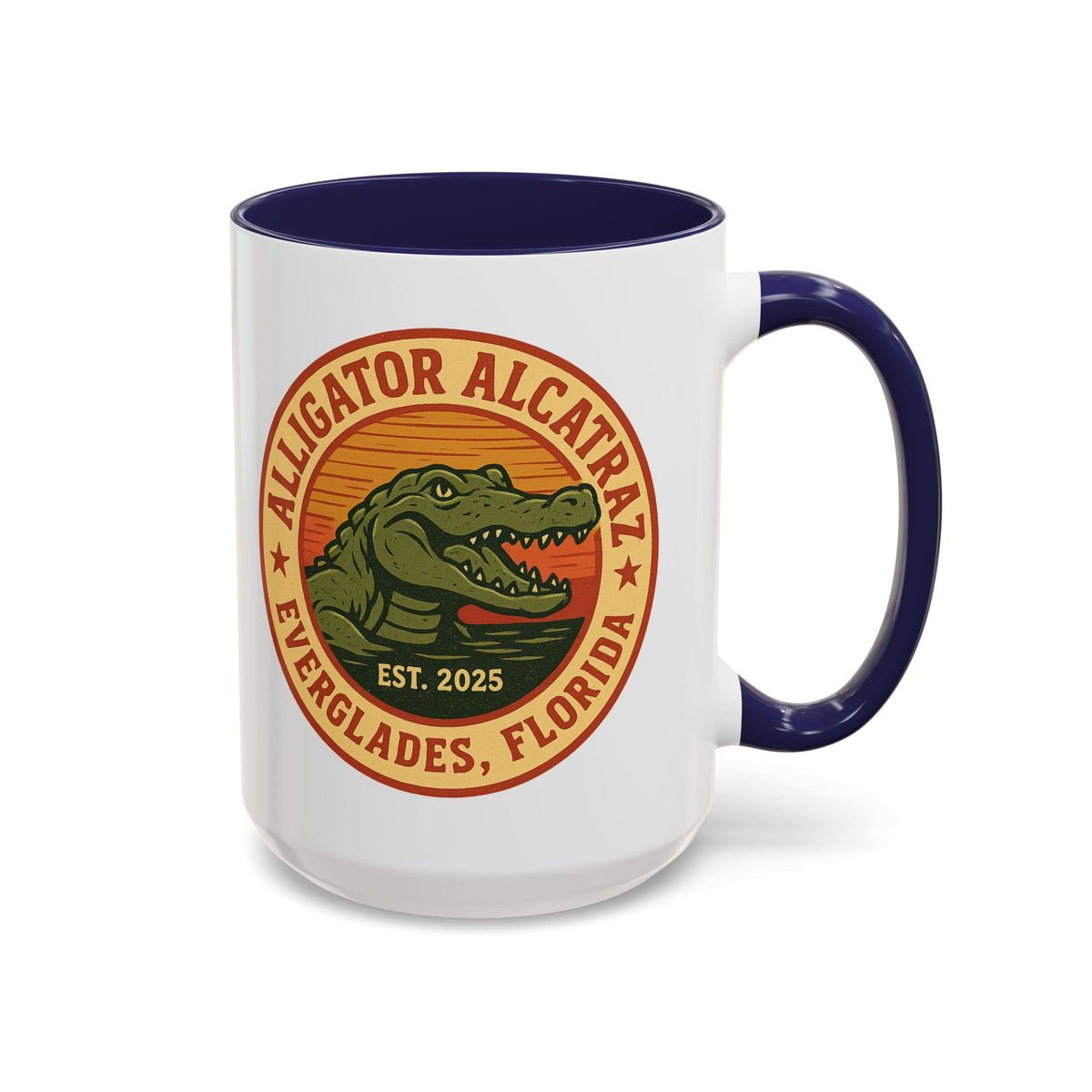 Alligator Alcatraz Large Coffee Mug Alligator Alcatraz Large Coffee Mug