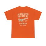 Alligator Alcatraz Logo T-Shirt – Swamp Tough Style for Rebels & Gator Fans