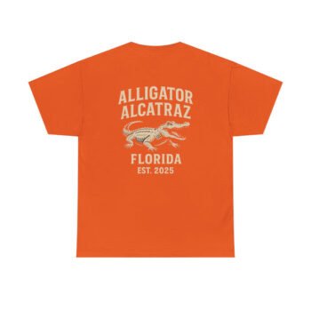 Alligator Alcatraz Logo T-Shirt – Swamp Tough Style for Rebels & Gator Fans