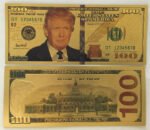 Authentic $100 President Donald Trump Authentic 24kt Gold Plated
