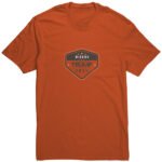 Bikers for Trump Motorcycle T-shirt - Orange