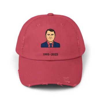 Charlie Kirk 1993–2025 Memorial Tribute Distressed Hat