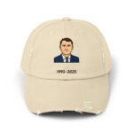 Charlie Kirk 1993–2025 Memorial Tribute Distressed Hat
