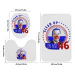 Clean Up on Aisle 46 Joe Biden Clown Bath Room Toilet Set