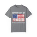 Department of Government Efficiency T-Shirt DOGE w/ America Flag