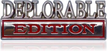 Deplorable Edition Emblem Ford F150 Jeep Dodger Chevrolet (set of 2)