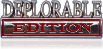 Deplorable Edition Emblem Ford F150 Jeep Dodger Chevrolet (set of 2)