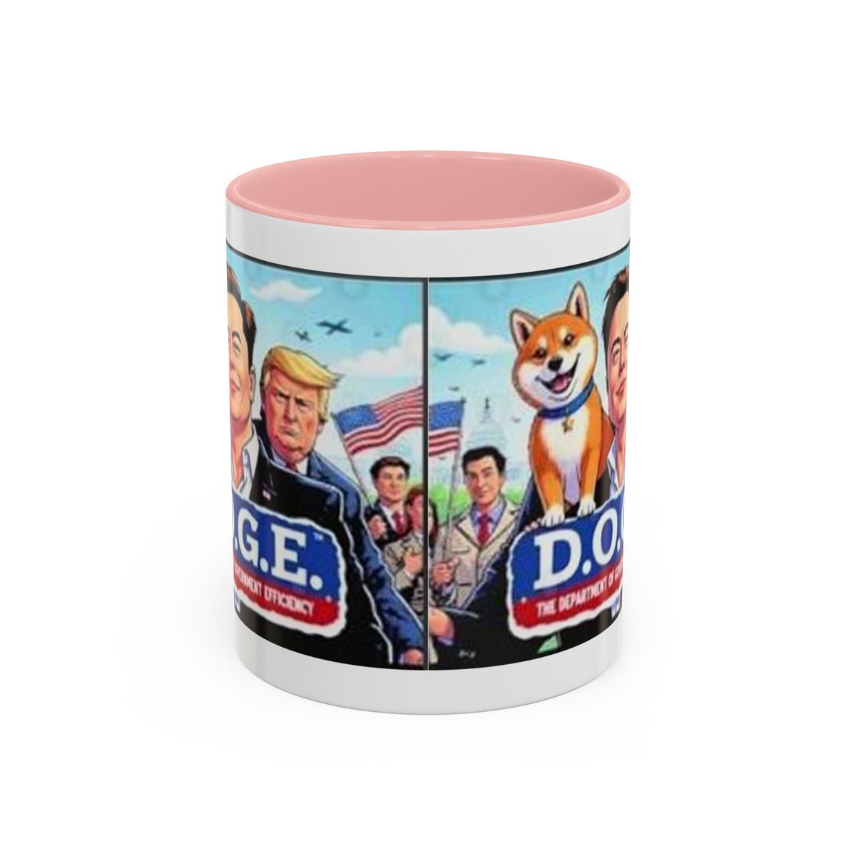 D.O.G.E. Elon Musk Department of Government Efficiency Coffee Mug D.O.G.E. Elon Musk Department of Government Efficiency Coffee Mug