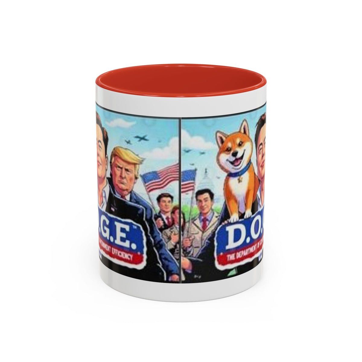 D.O.G.E. Elon Musk Department of Government Efficiency Coffee Mug D.O.G.E. Elon Musk Department of Government Efficiency Coffee Mug