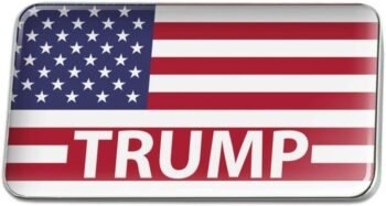Donald J. Trump American Flag Lapel Pin