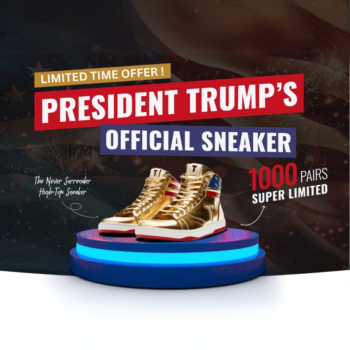 Donald J. Trump Sneakers Never Surrender
