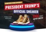 Donald J. Trump Sneakers Never Surrender