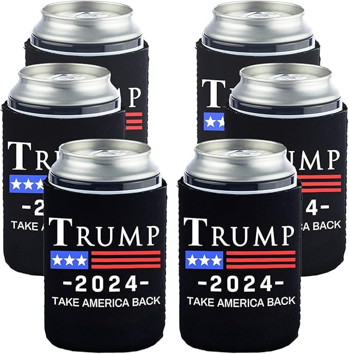 Donald Trump 2024 - Take America Back - Beer Can Koozie Donald Trump 2024 - Take America Back - Beer Can Koozie