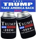 Donald Trump 2024 – Take America Back – Can koozie Drink Coolers
