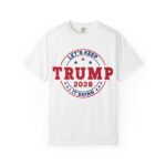 Donald Trump 2028 White T-Shirt Let's Keep it Going
