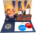 Donald Trump Dancing with Melania Pop Up Anniversary Card with Motion & Sound