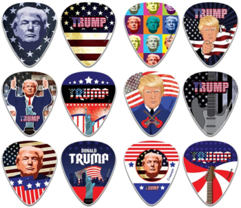 Donald Trump President Collectors Guitar Picks Series (12-Pack)
