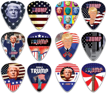 Donald Trump President Collectors Guitar Picks Series (12-Pack)
