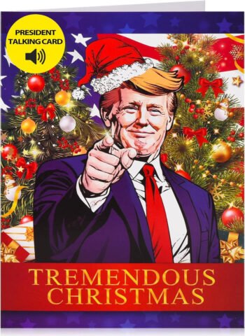 Donald Trump Talking Christmas Card with Real Voice