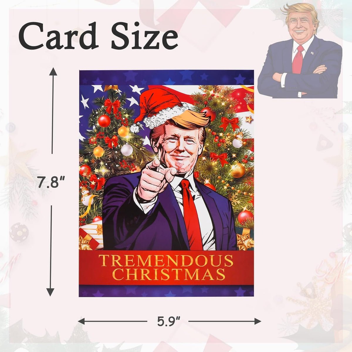Donald Trump Talking Christmas Card with Real Voice Donald Trump Talking Christmas Card with Real Voice