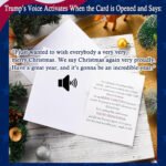 Donald Trump Talking Christmas Card with Real Voice