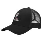 Emobrideried Grid Mesh Trucker Hat