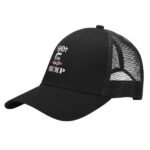 Emobrideried Grid Mesh Trucker Hat