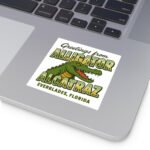 Everglades Alligator Alcatraz Vinyl Stickers 3.5″