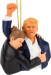 Fight Fight Fight Donald Trump Christmas Ornament – Fist Up