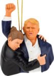 Fight Fight Fight Donald Trump Christmas Ornament – Fist Up