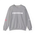 Freedom Sweatshirt – Charlie Kirk Tribute American Flag & USA on Sleeves Sweatshirt/Sweater