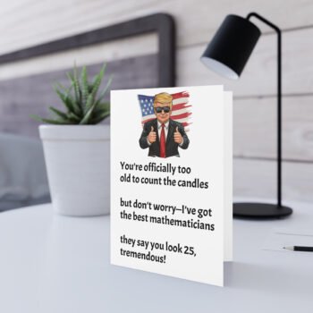 Funny Birthday Greeting Card - 'Look 25