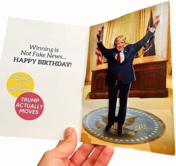 Funny Donald Trump Birthday Card - Trump Voice and Dancing