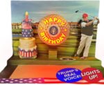 Funny Donald Trump Pop Up Birthday Card- Lights up Trump's Voice